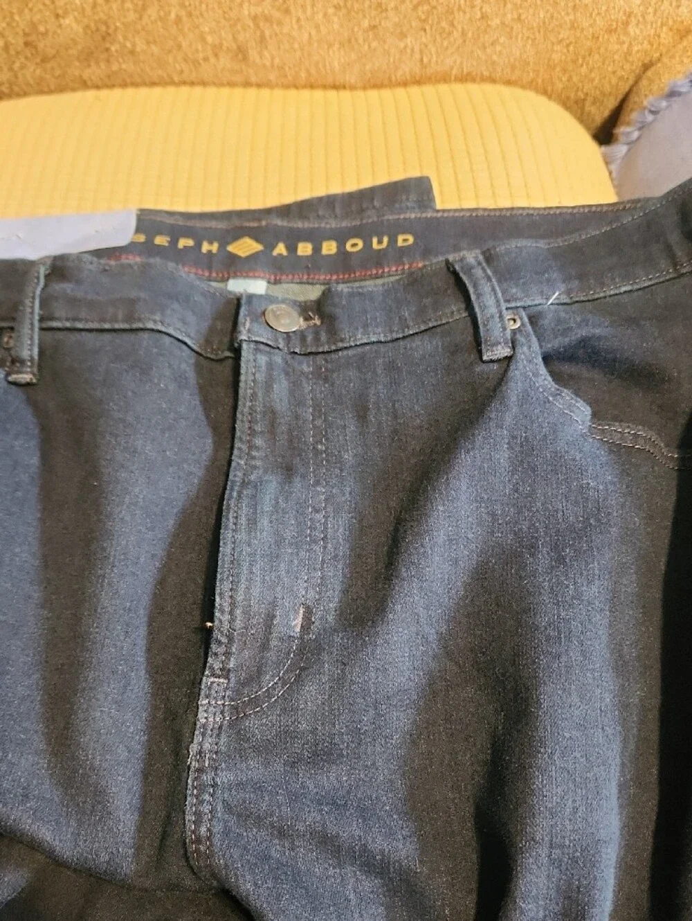 New Joseph Abboud Indigo Straight Fit Stretch Denim Jeans 42x30